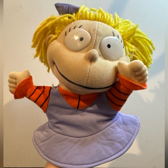 RUGRATS Puppet ANGELICA Hand puppet plush 1998 Viacom - Picture 1 of 5